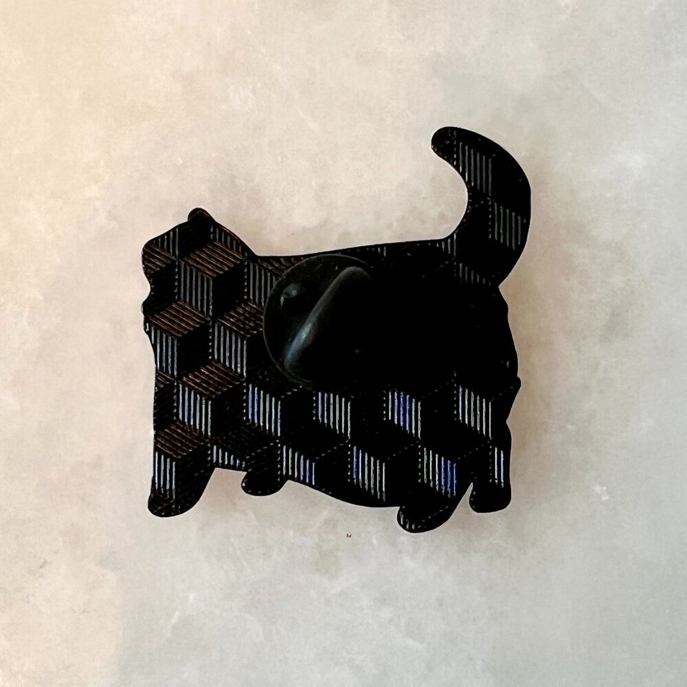 Orange Cat - CHONK - Enamel Pin - Picture 3 of 4